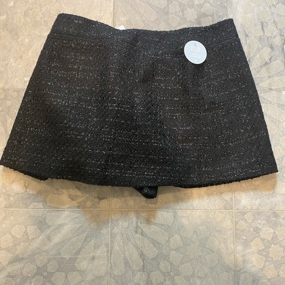 NWT Hill House The Tatiana Skirt Black Tweed Women’s Size XL - Picture 6 of 7